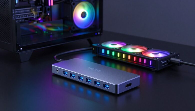 internal USB hub vs ARGB controller